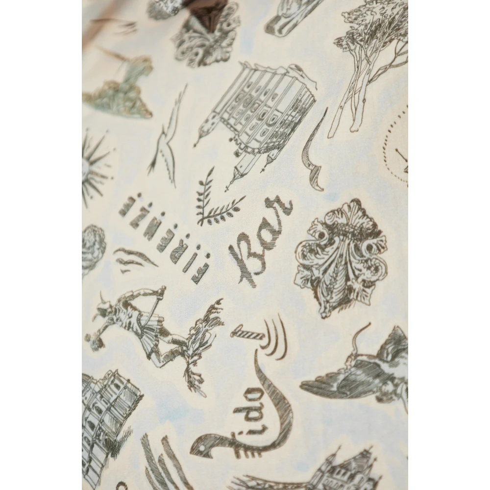 Paul Smith Katoenen shirt met print Multicolor Heren