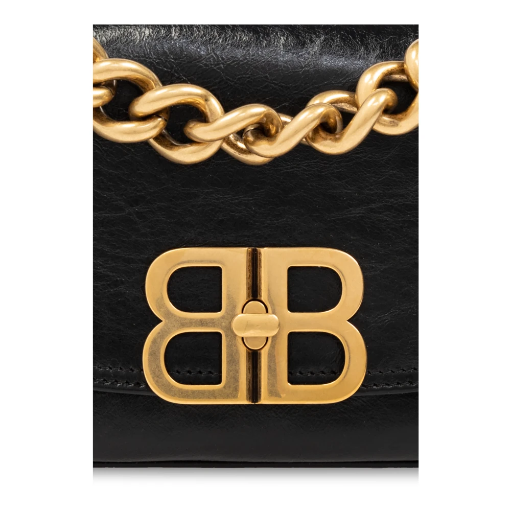 Balenciaga Kleine BB Soft schoudertas Black Dames