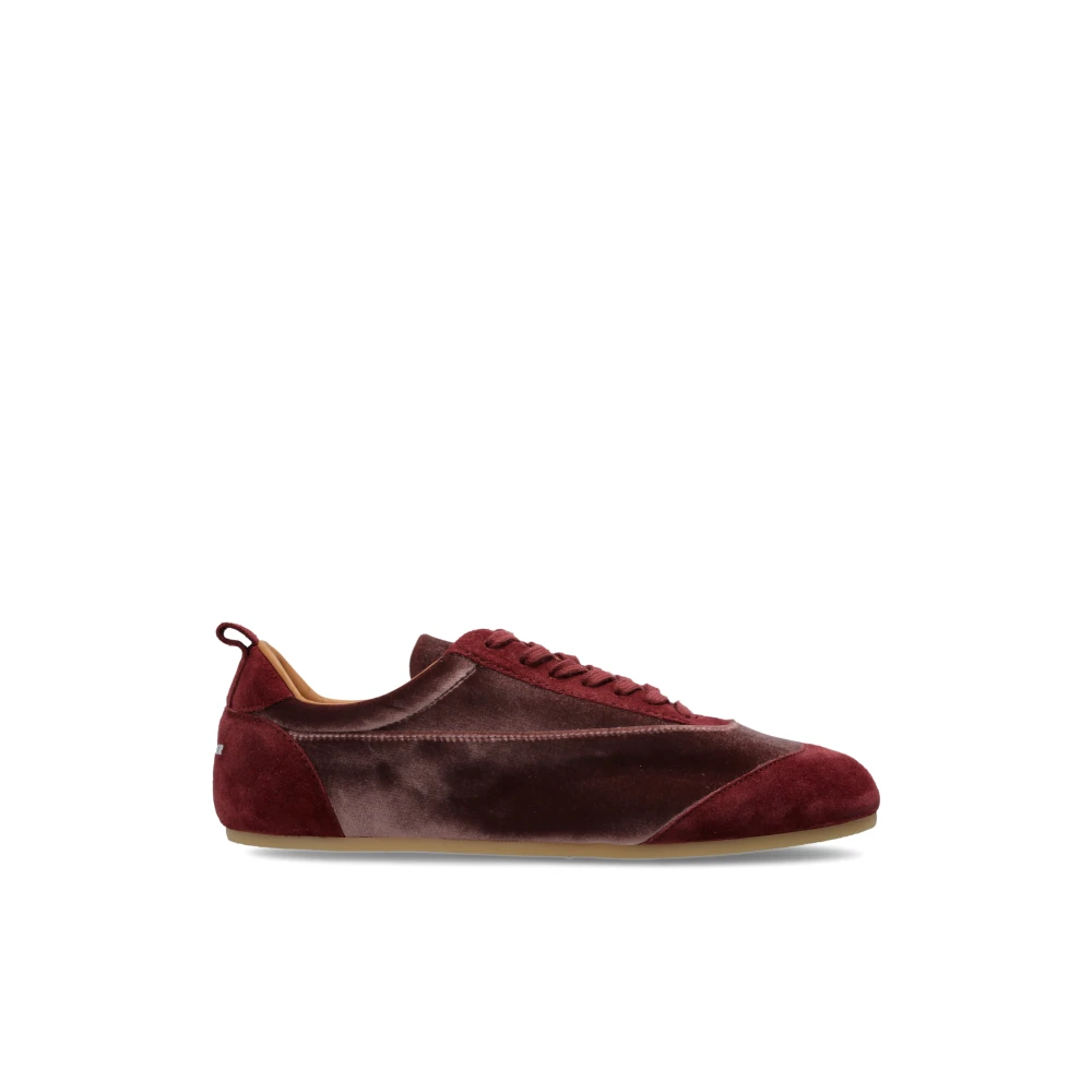 Jil Sander Vrouw Rood Schoenen Dames, 38 Eu, Sneakers