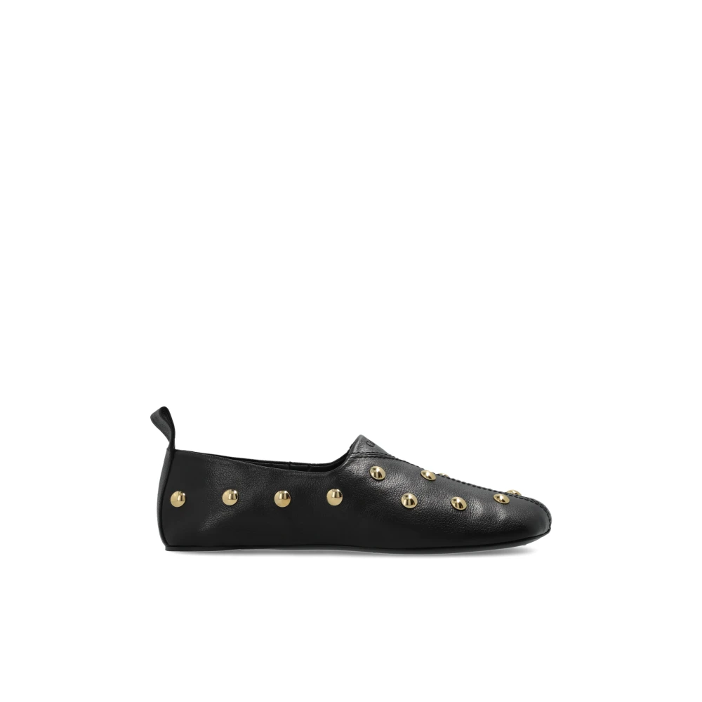 Chloé Women's Black Rita Leather Shoes - Ballerina Shoes - 6 Uk - Shoes