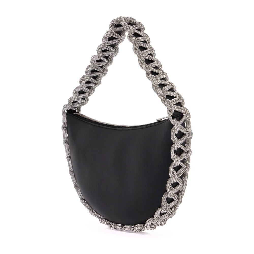 Hibourama Kristalrand Handtas Black Dames