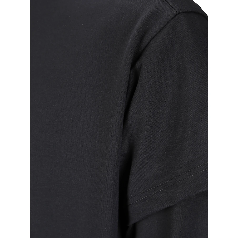 Heliot Emil Gelaagde Crewneck Sweater Black Heren
