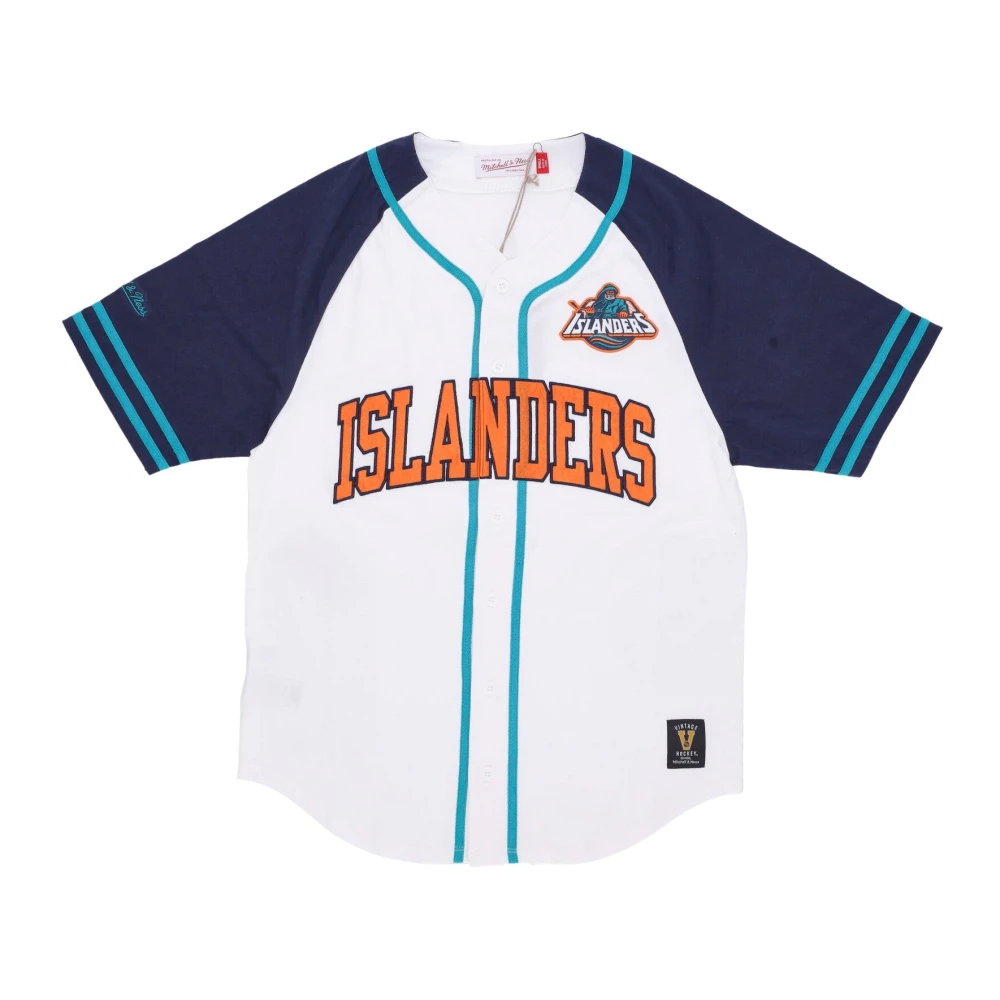 Mitchell & Ness NHL Oefendag Baseballshirt Wit Multicolor Heren