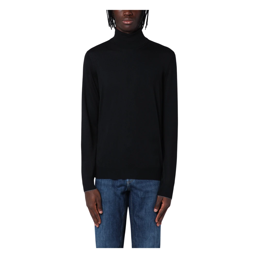BRUNELLO CUCINELLI Trui met een Zoete Stijl Black Heren