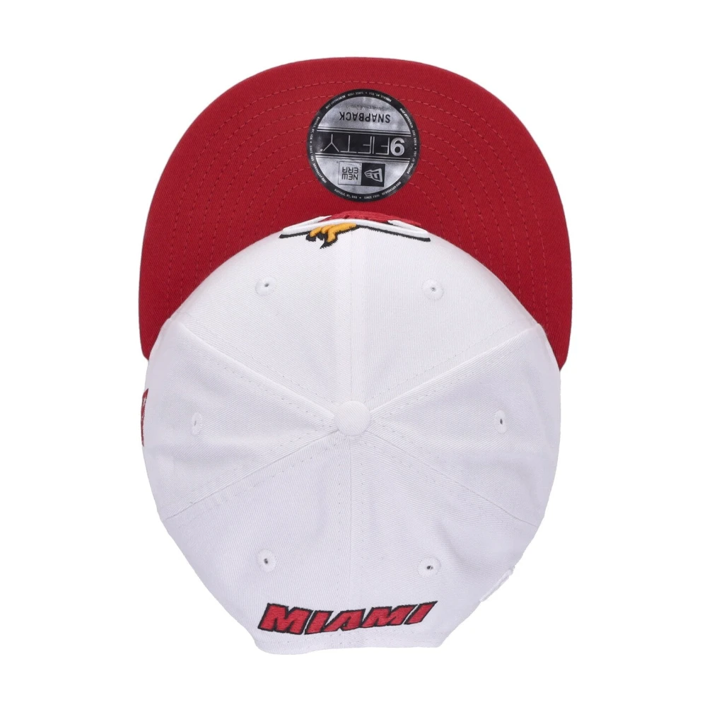 new era Miami Heat NBA Pet Wit White Heren