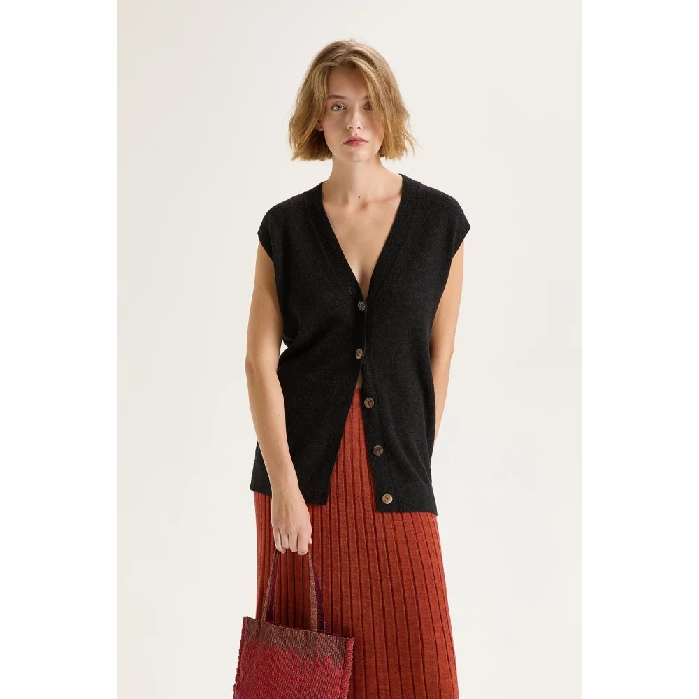 Maliparmi Lichte Vest Black Dames