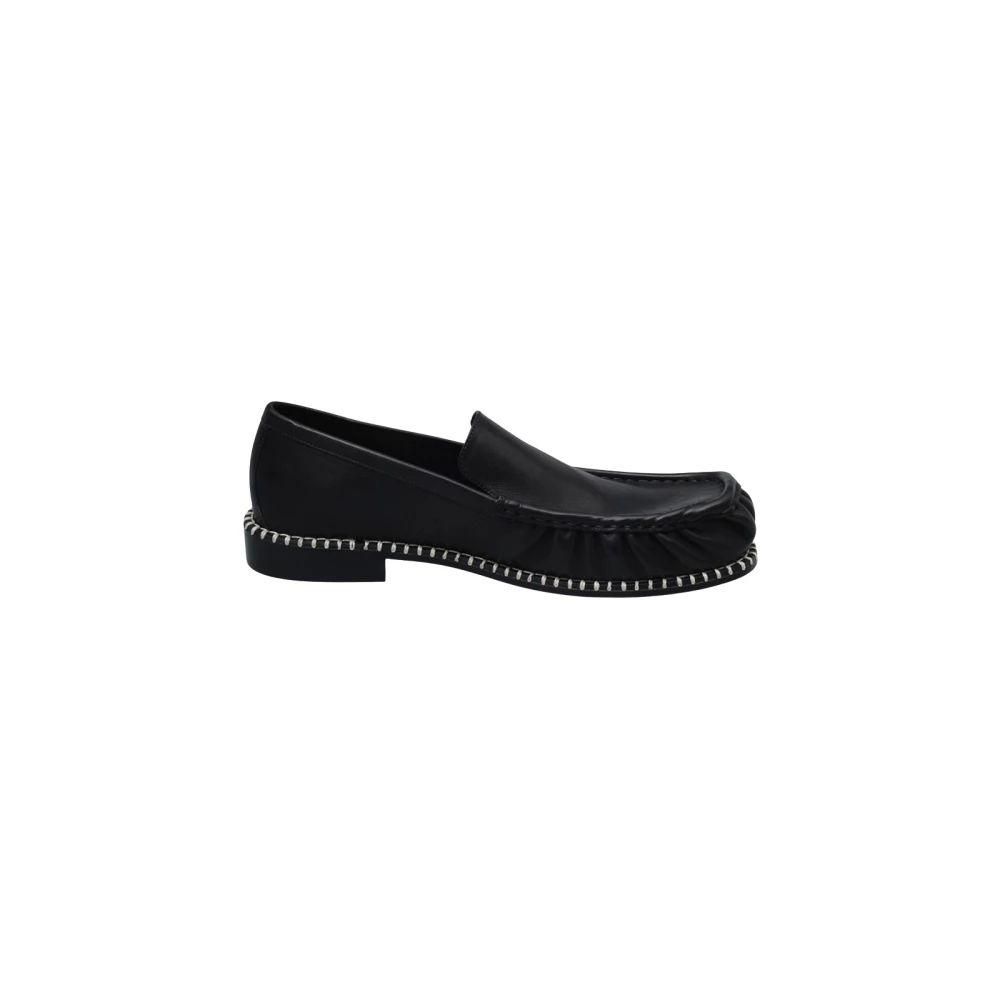 Dries Van Noten Black Loafers, Male, 6 Uk, Leather Penny Loafers