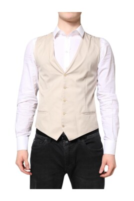 gilet-robe-formel-beige-gris
