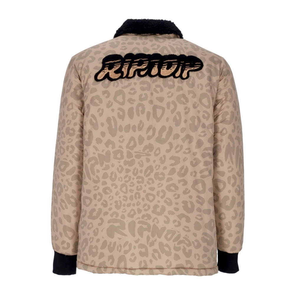 Ripndip Gevlekte knoopsluiting jas tan Beige Heren