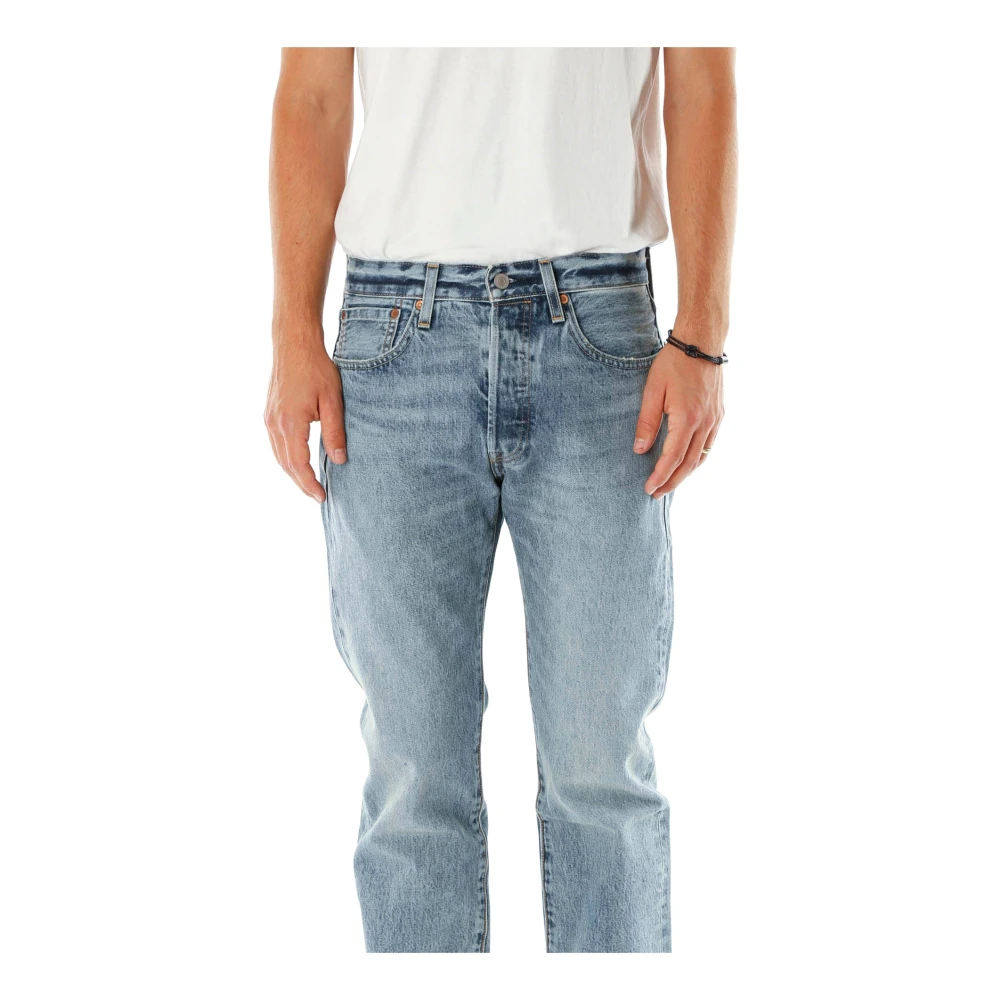 Levi's Original Fit Straight Jeans Blue Heren