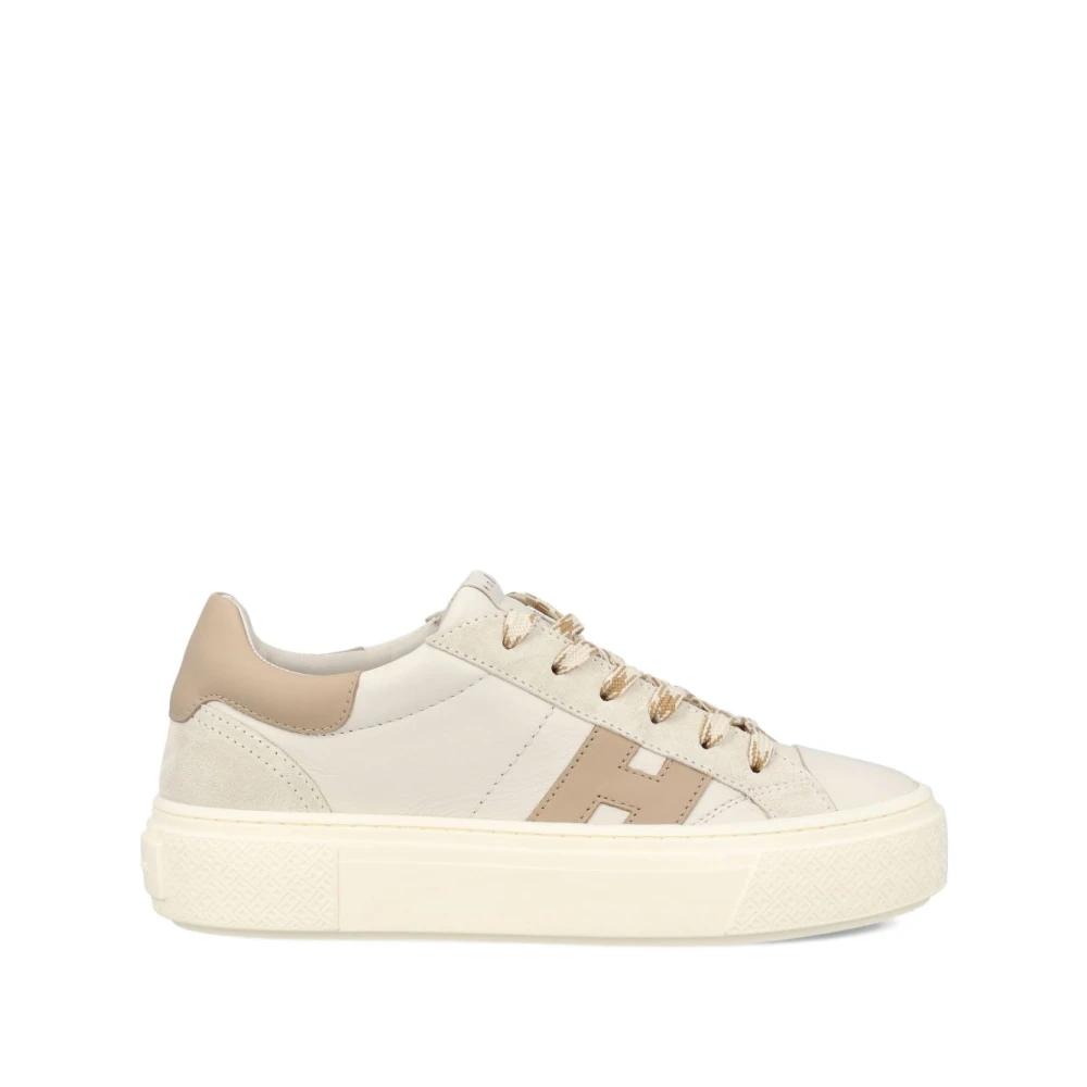 Hogan Women's Beige Sneakers, 6 Uk, Crosswind Trainers