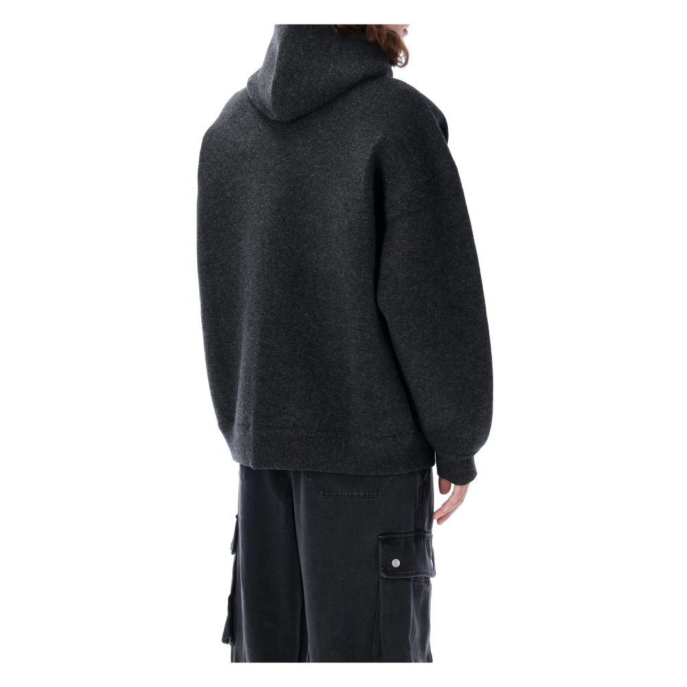 Isabel marant Igor Hooded Jacket Antracite Outerwear Black Heren