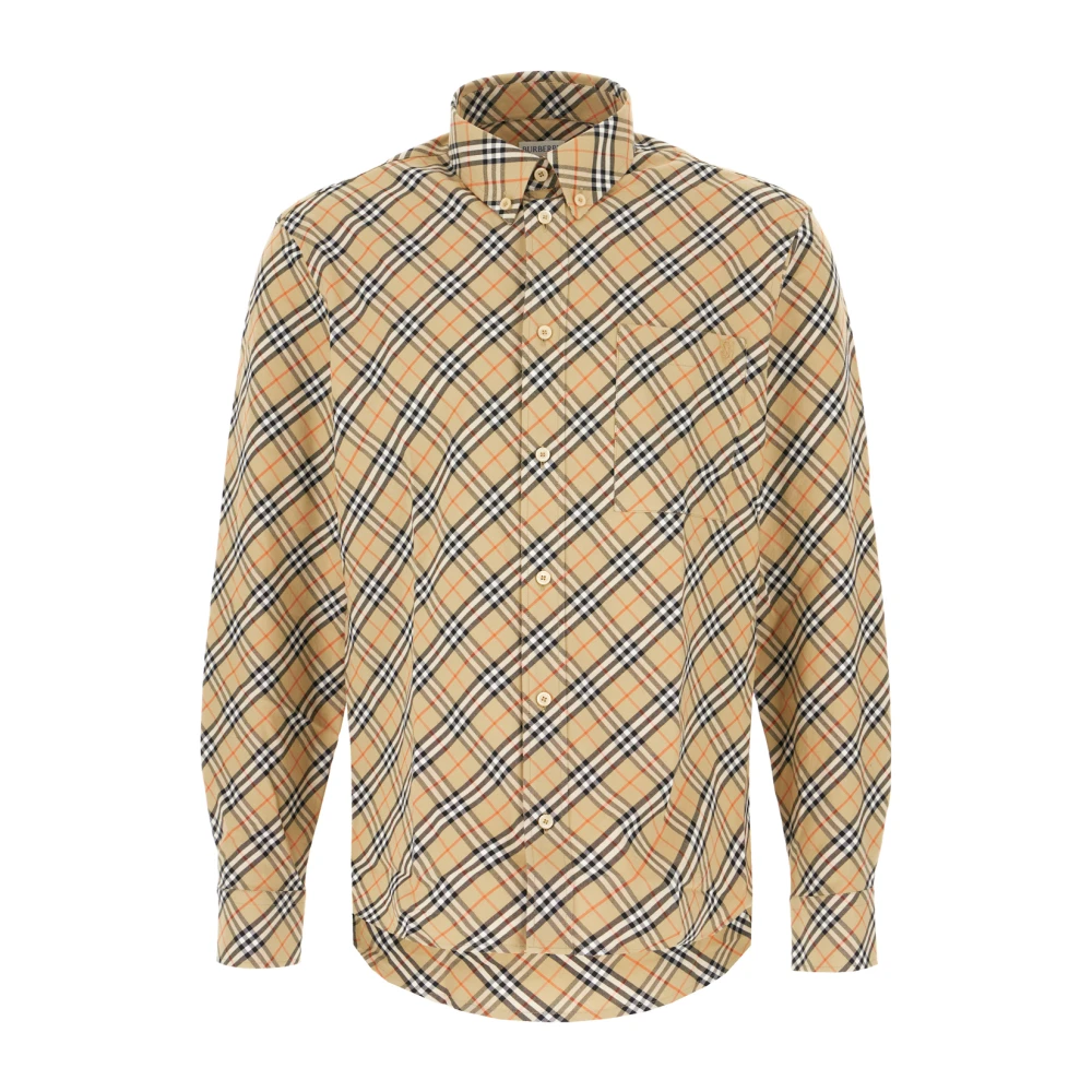 Burberry Men's Beige Casual Shirts, M, Stylish Shirts For And Wo