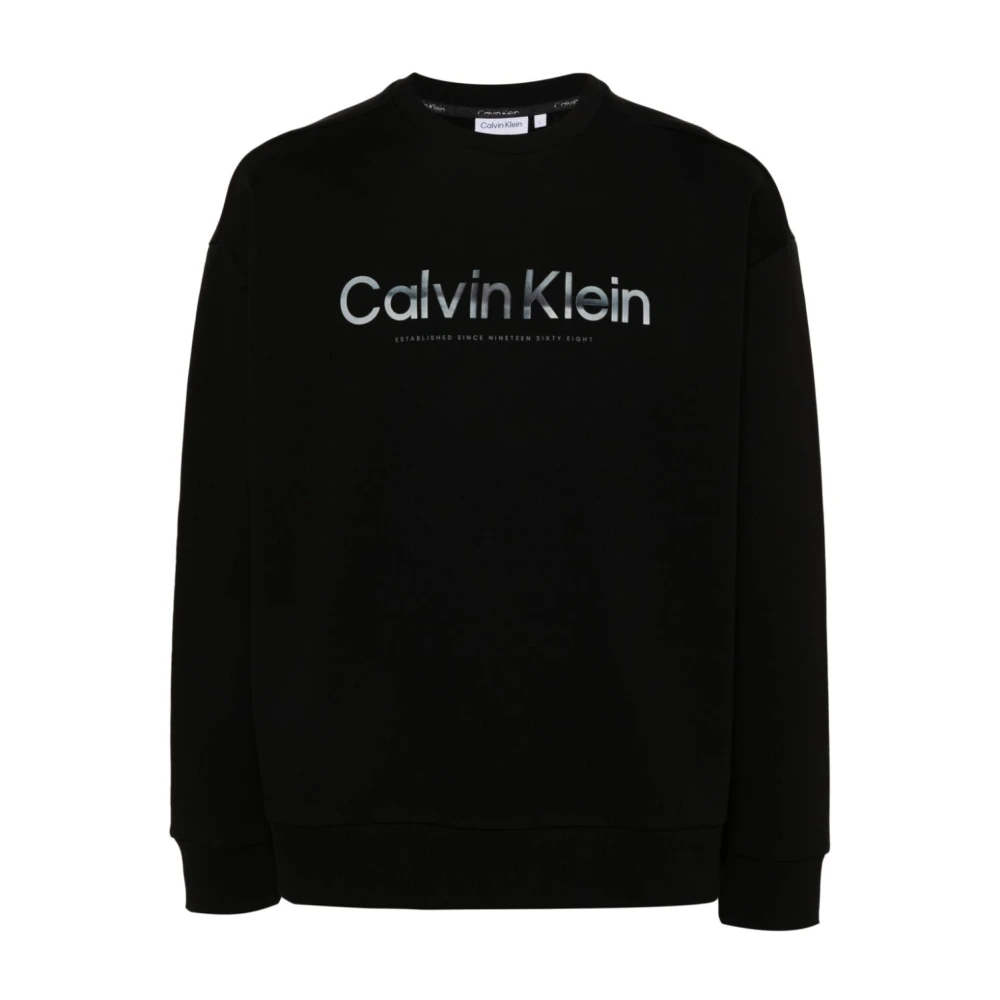 Calvin Klein Zwarte Sweaters voor Heren Black Heren