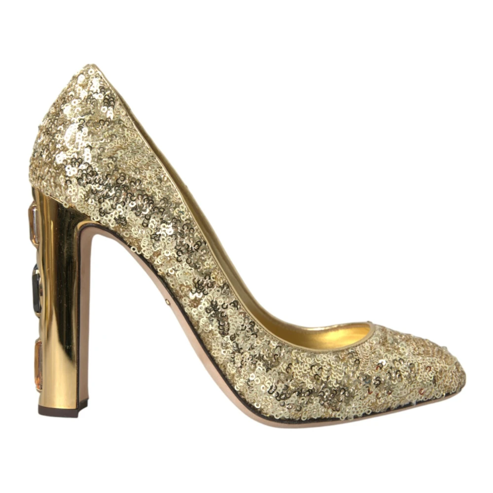 Dolce & Gabbana Women's Yellow Heels Pumps - Pumps - 7 Uk - Shoes