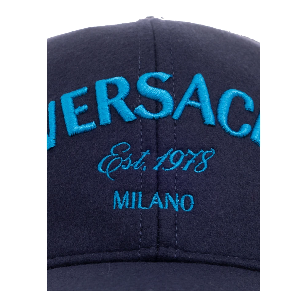 Versace Baseballpet Blue Heren