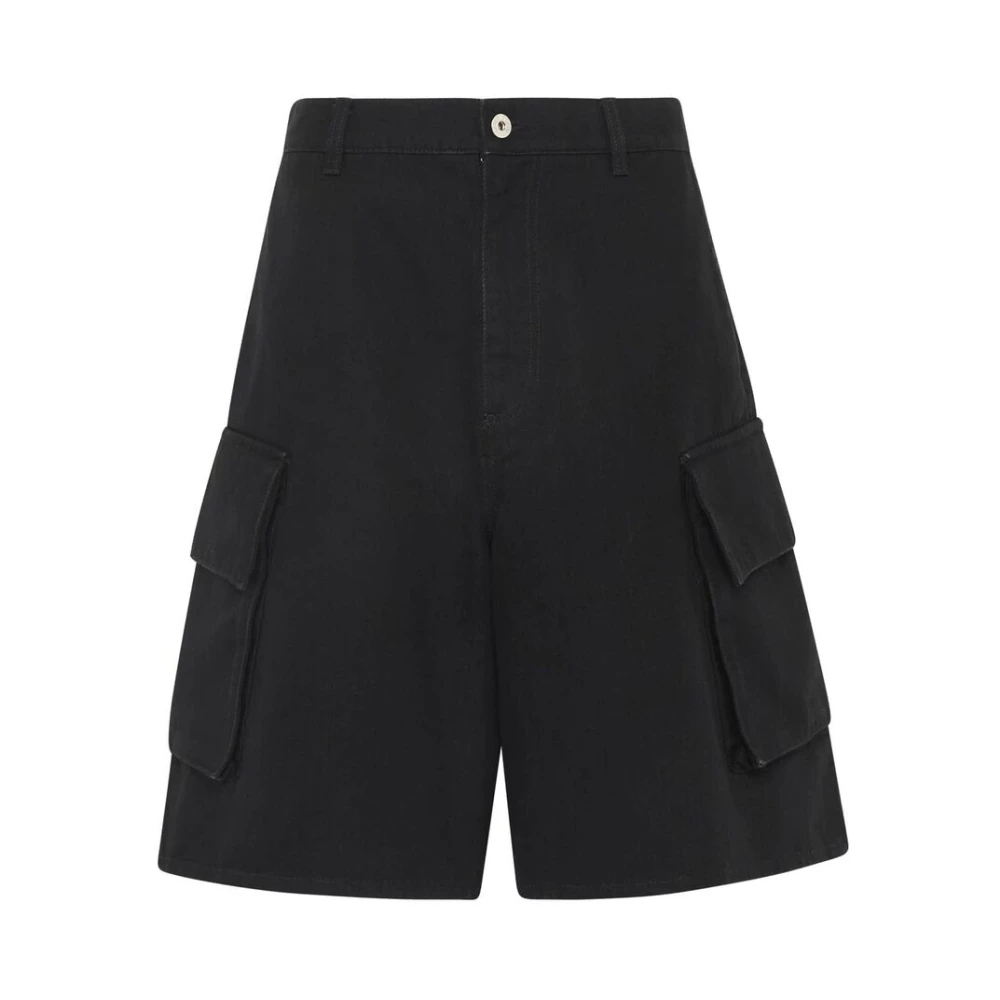 JW Anderson Zwarte Cargo Stijl Shorts Black Heren
