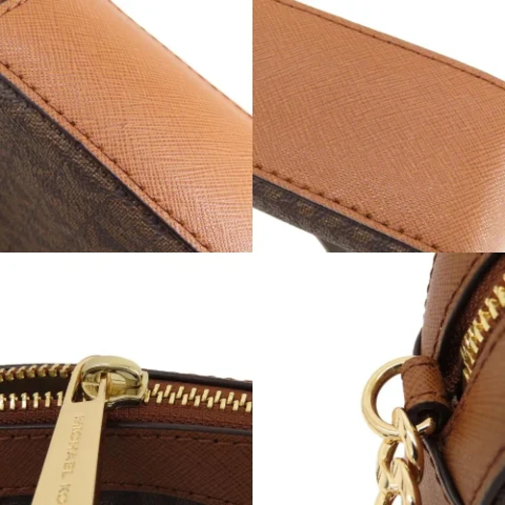 Michael Kors Pre-owned Canvas shoulder-bags Brown Dames