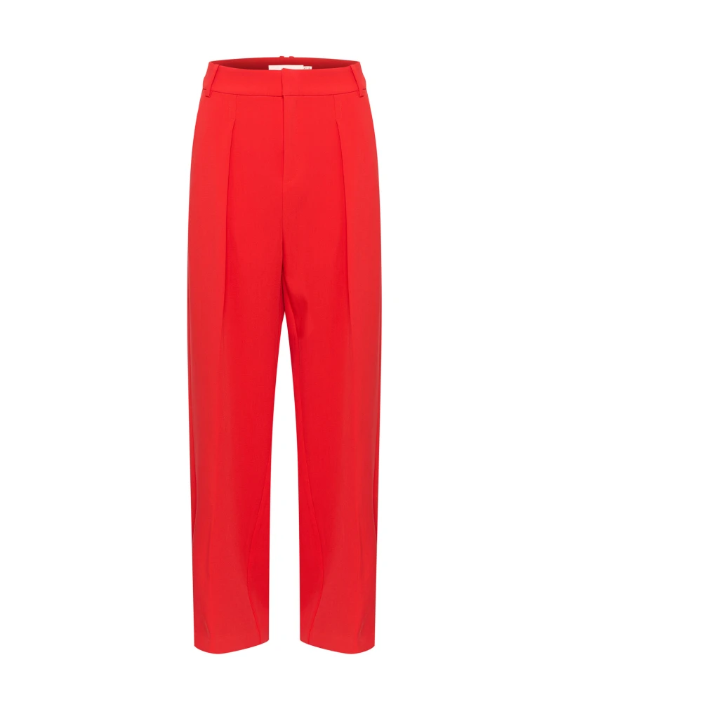 InWear Wijde Scarlet Broek Wilcoxiw Model Red Dames