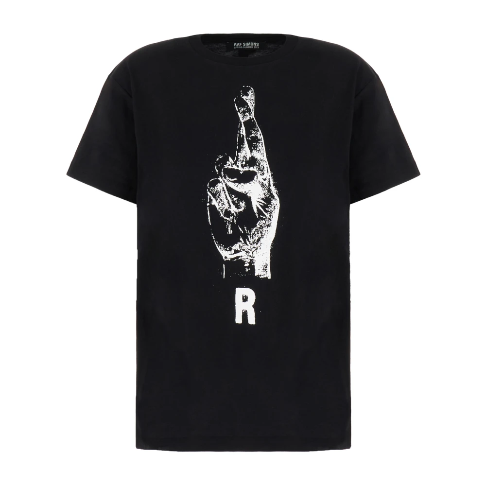 Raf Simons Klassiek T-Shirt Black Dames