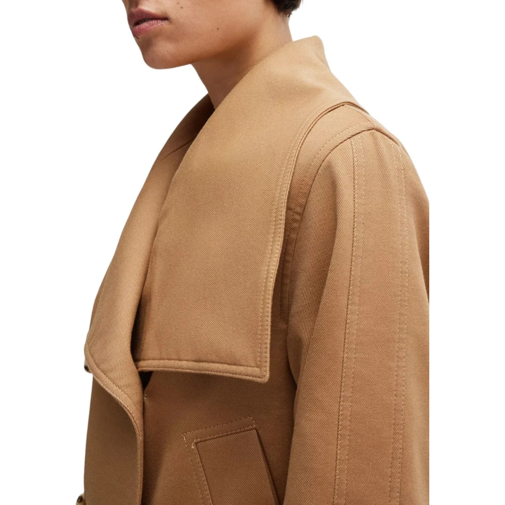Boss Beige Caspera Jas Brown Dames