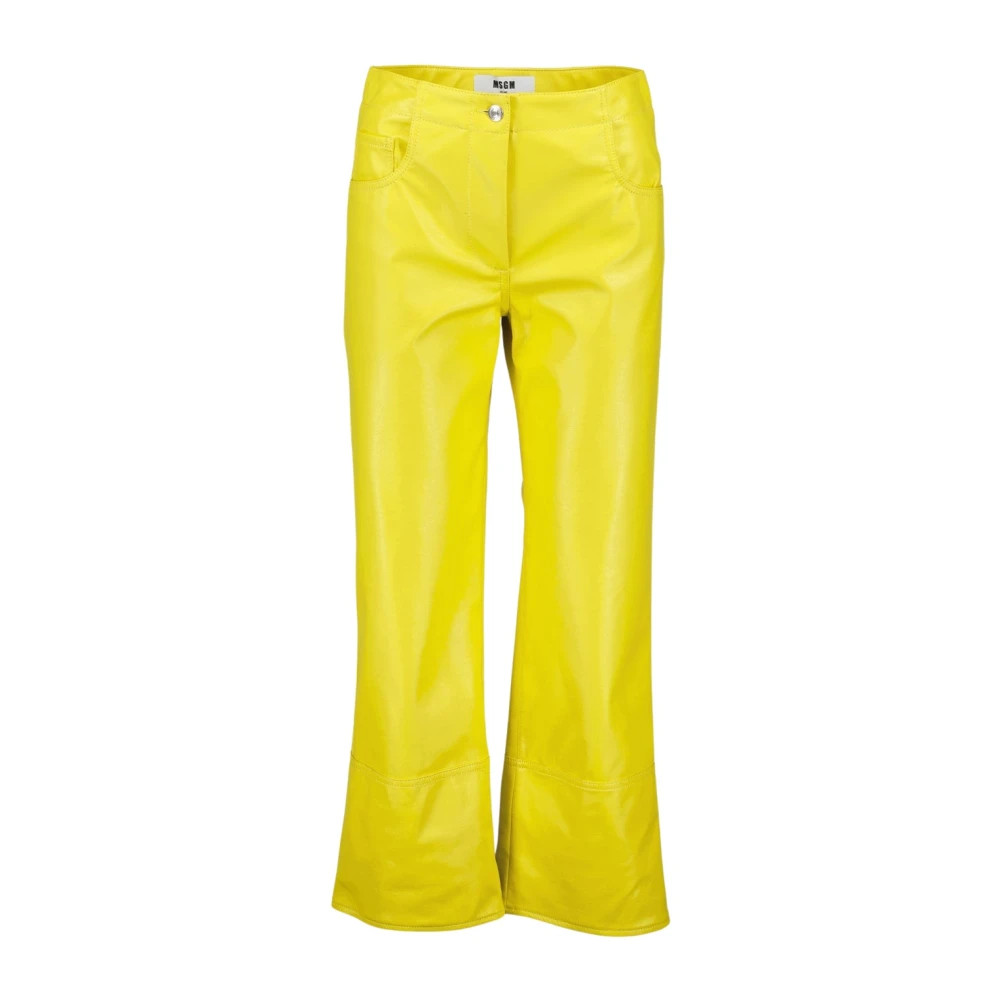 Trousers > Wide Trousers - - Msgm - Modalova