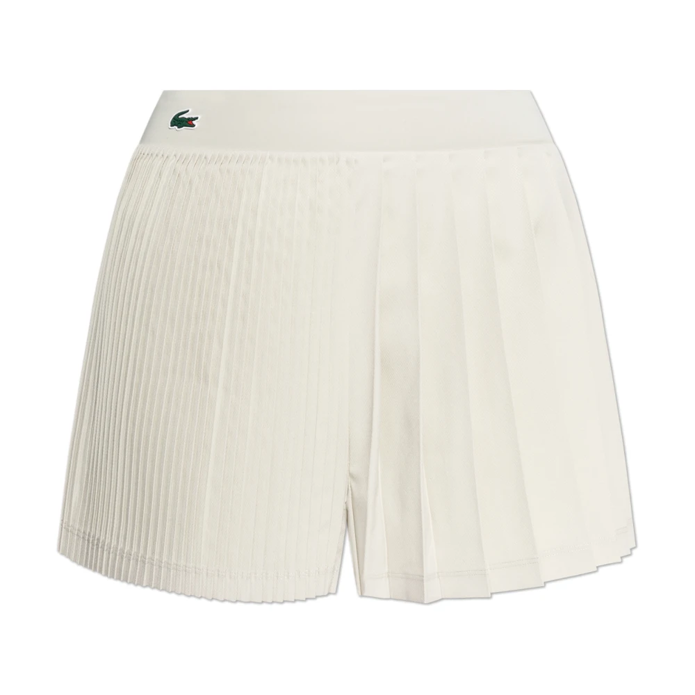 Lacoste Geplooide shorts Gray Dames