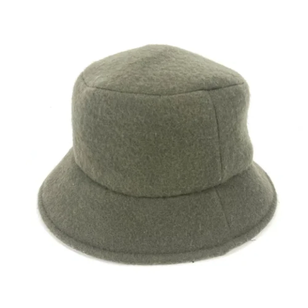 Fendi Vintage Pre-owned Wool hats Brown Unisex