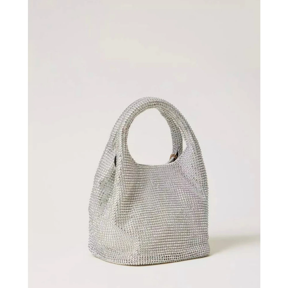 Twinset Avondtas met Charme Ketting Gray Dames