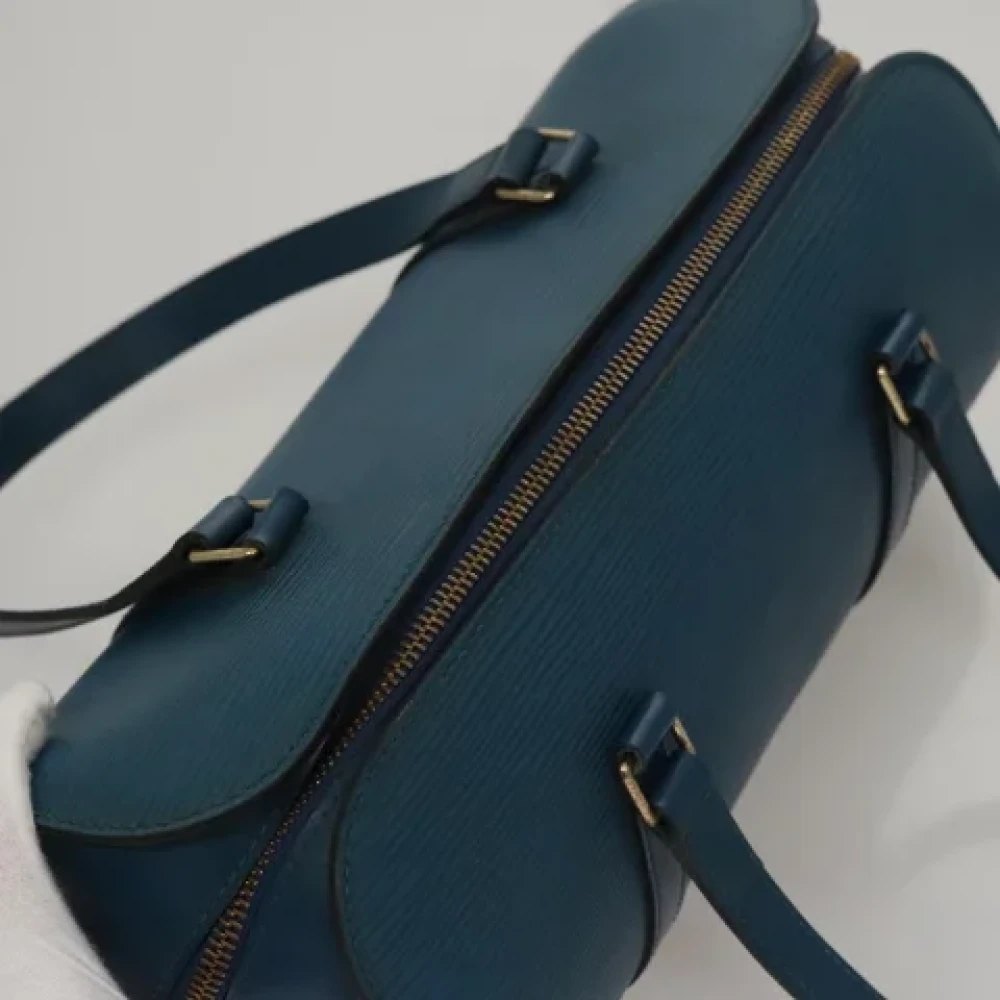 Louis Vuitton Vintage Pre-owned Leather handbags Blue Dames