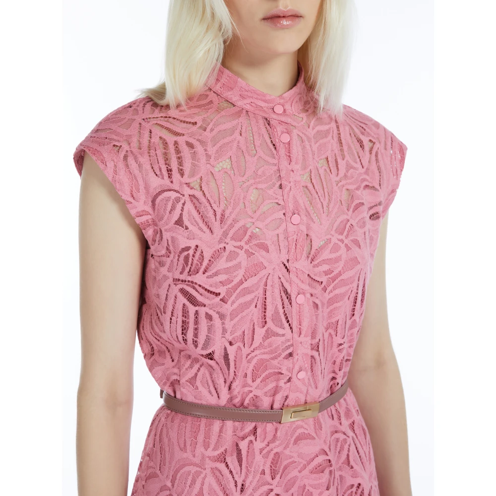 Max Mara Studio Roze Kabuki Jurken Pink Dames
