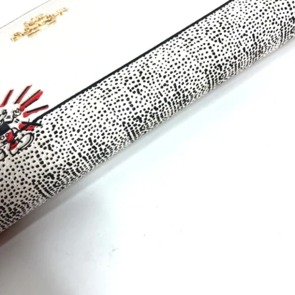 Coach Pre-owned Leather wallets White Dames