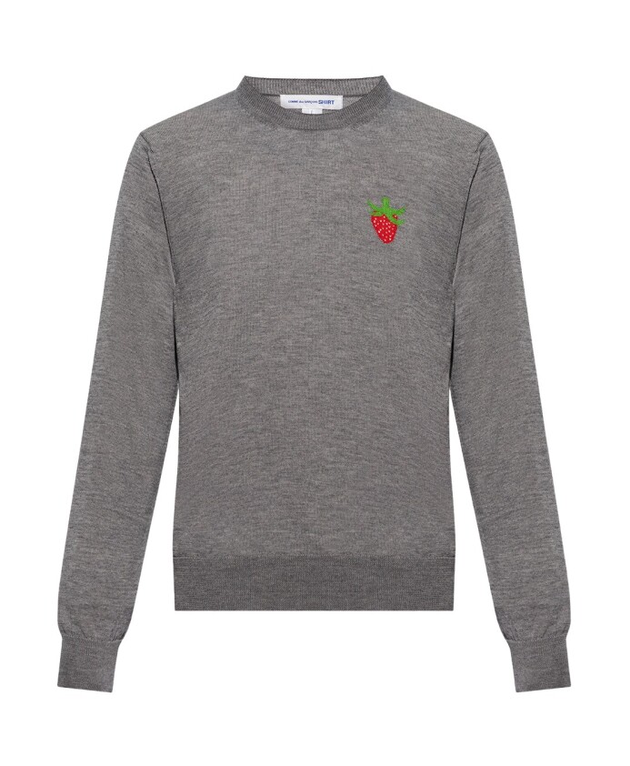pull-ras-du-cou-avec-broderies-fraises