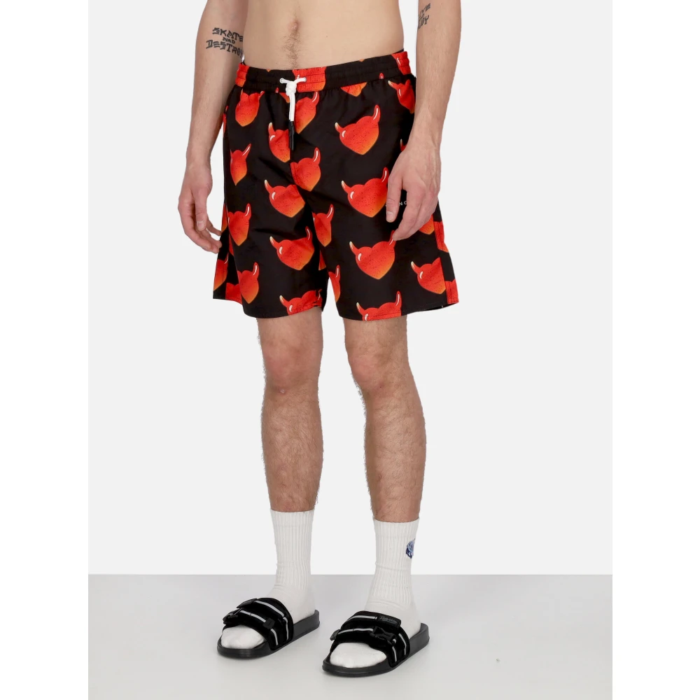 Vision OF Super Harten Zwemshorts Zwart Rood Multicolor Heren