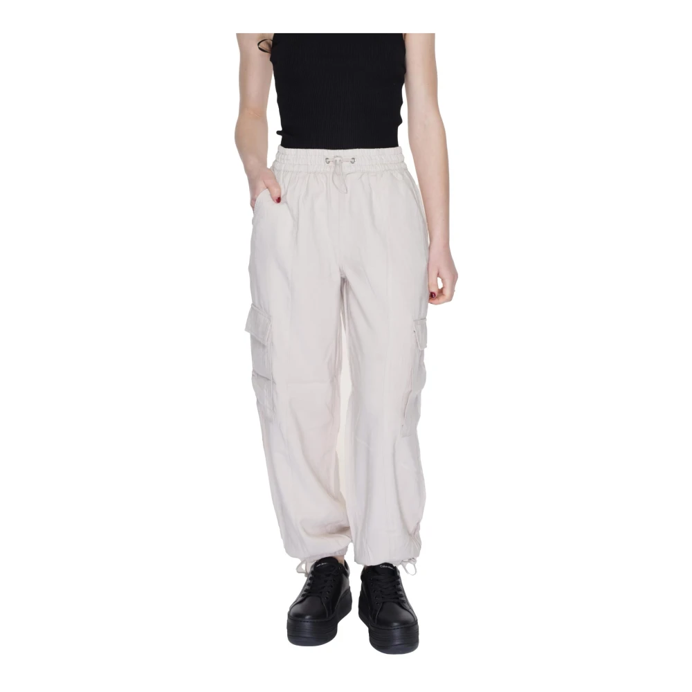 Only Tapered Trousers White Dames