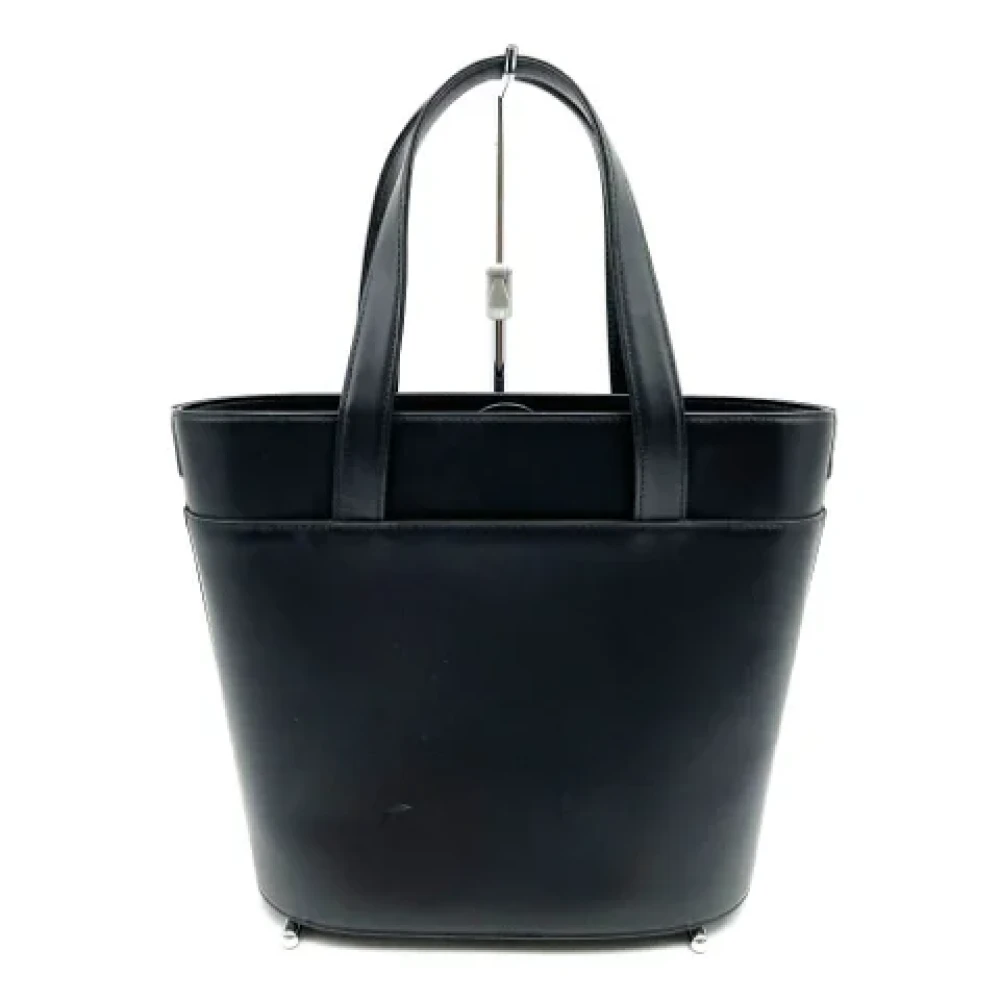 Burberry Vintage Pre-owned Leather handbags Black Dames