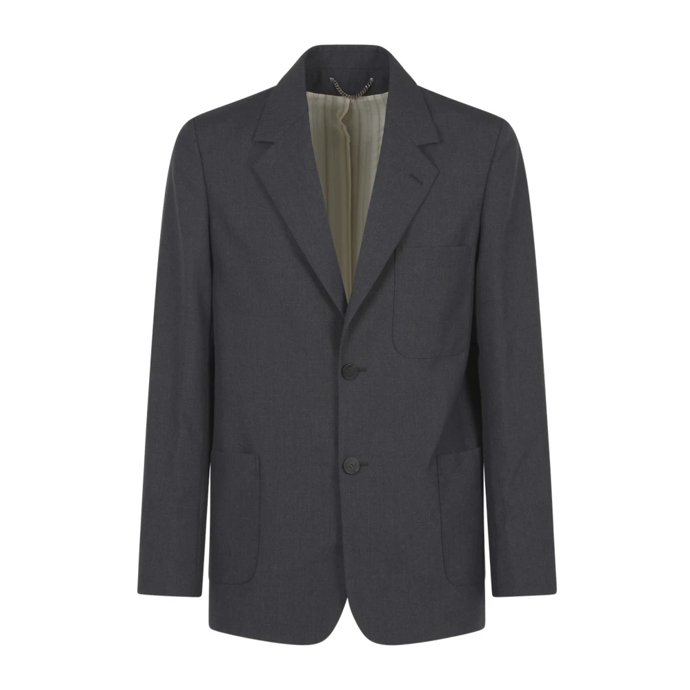 Golden Goose Deconstructed Tailoring Jacket Gray Heren