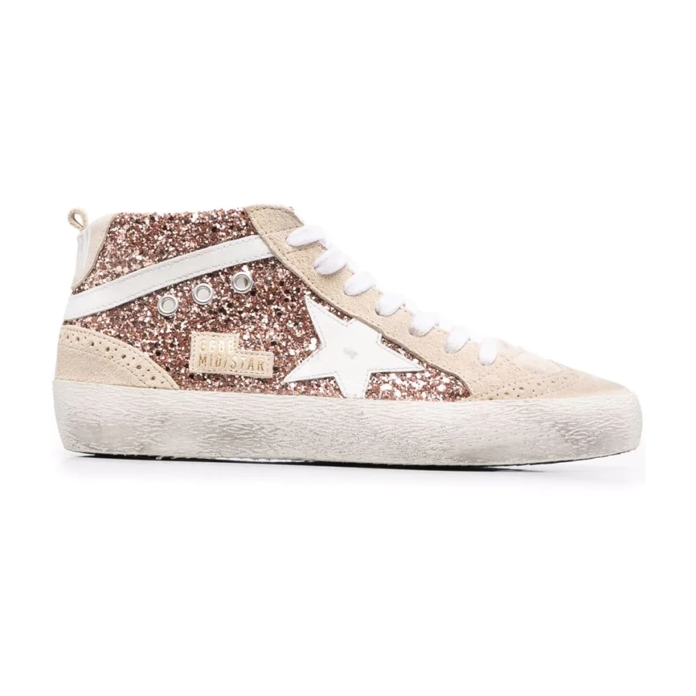 Glitter Suede High Top Sneakers
