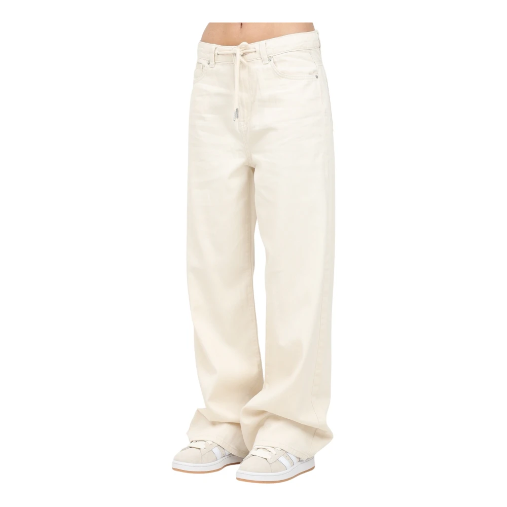 Only - Jeans > Wide Jeans - Beige - Only - Modalova