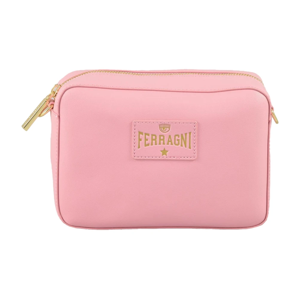 Chiara Ferragni Collection Stijlvolle PU-tas Black Dames