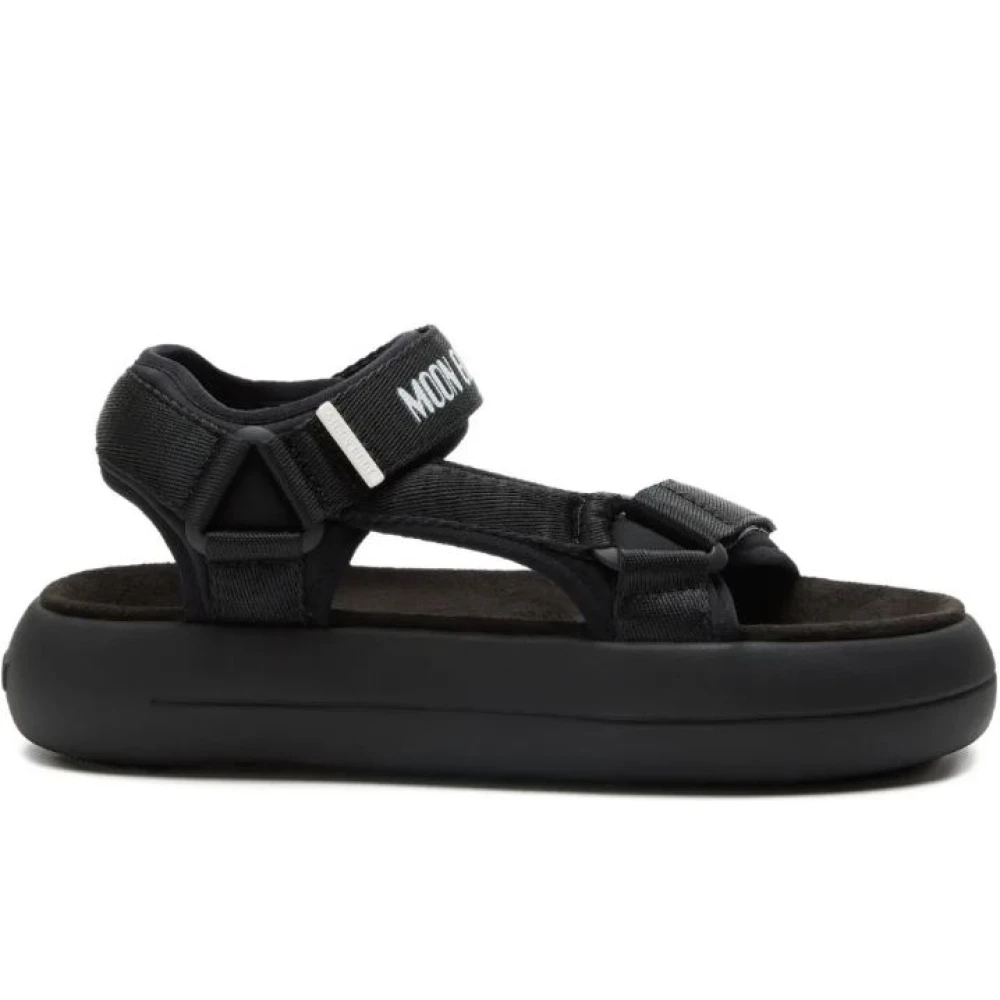 Moon Boot , Flat Sandals, Female, Black, 7 Uk, Super Sandal
