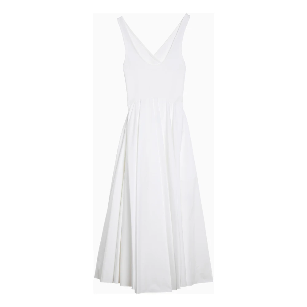 Alaïa Lange Damesjurk Elegante Stijl White Dames