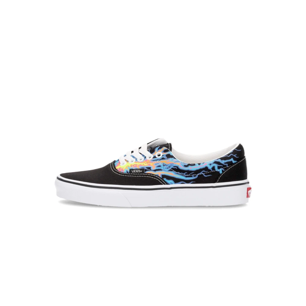 Vans Men's Black/White Low Flame Sneaker