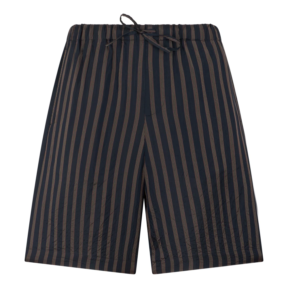 Dries Van Noten Men's Multicolor Tailored Bermuda Shorts With Drawstring - Casual Shorts - L - Shorts