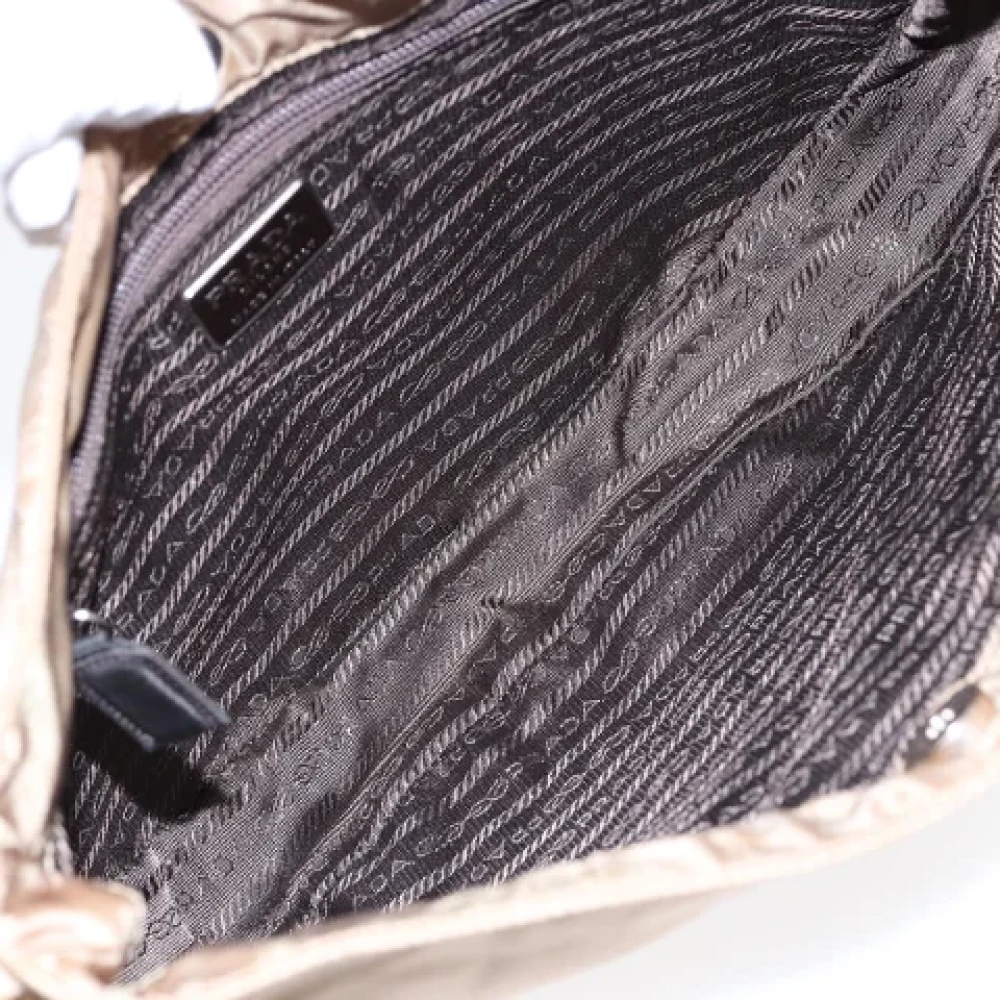 Prada Vintage Pre-owned Fabric prada-bags Brown Dames