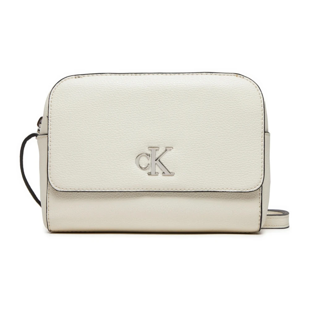 Calvin Klein Jeans Minimal Monogram Camera Tas White Dames
