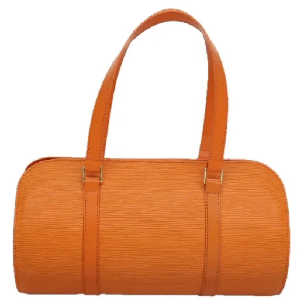 Louis Vuitton Vintage Pre-owned Leather handbags Orange Dames