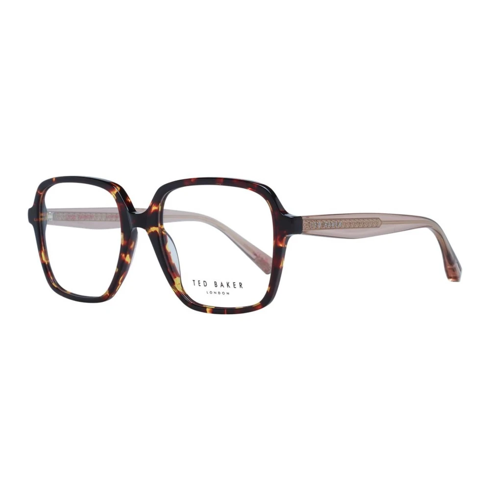 Ted Baker Bruine Vierkante Acetaat Optische Frames Brown Dames