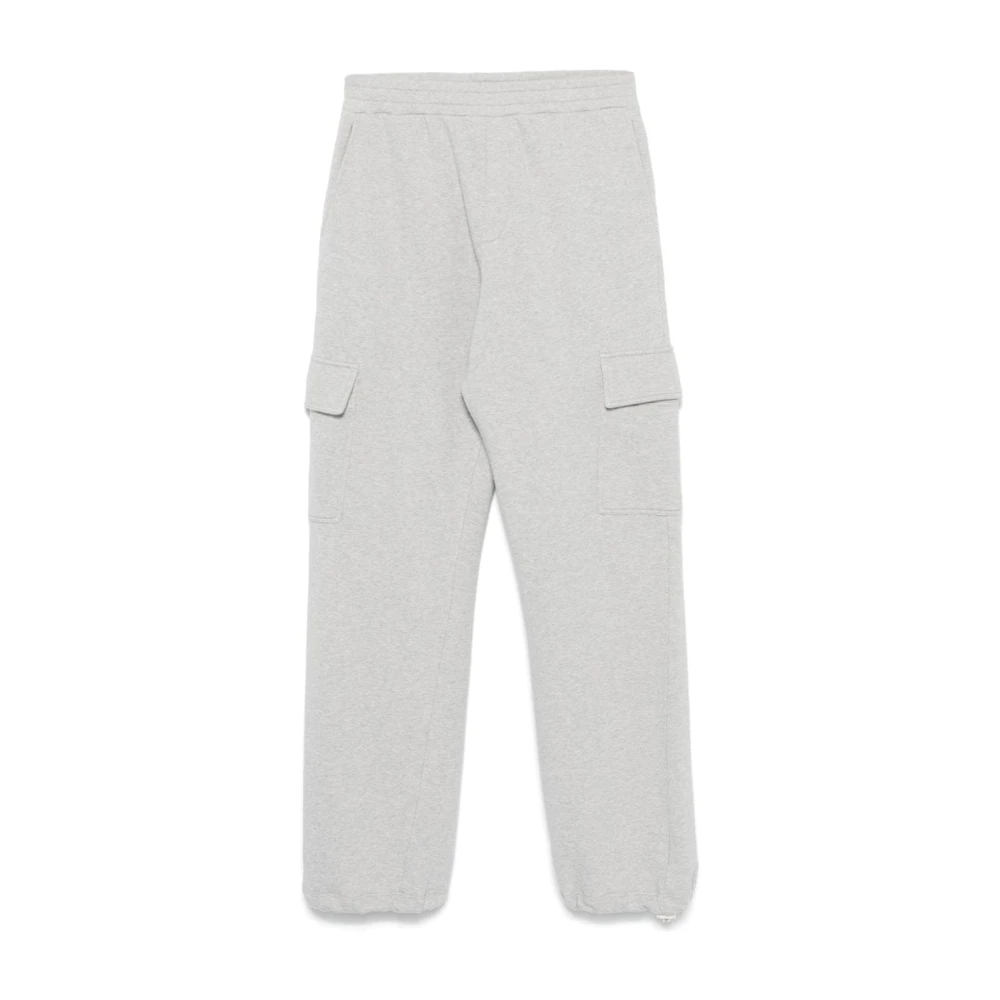 Golden Goose Grijze Hoge Taille Katoenen Broek Gray Heren