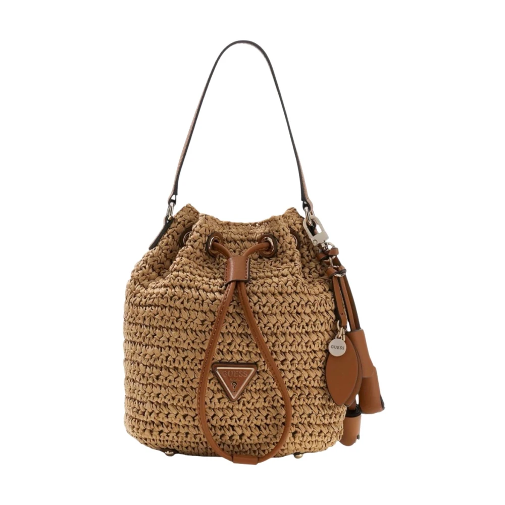 Guess Vrouw Bruin Tassen Dames, One Size, Ofelia Top Handle Bucket